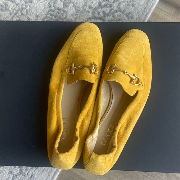 Gucci Suede Loafers - Picture 1 of 5